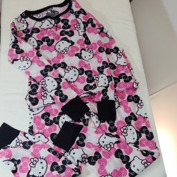 Sanrio Other - Hello Kitty Pink Thermal Knit Pajamas
